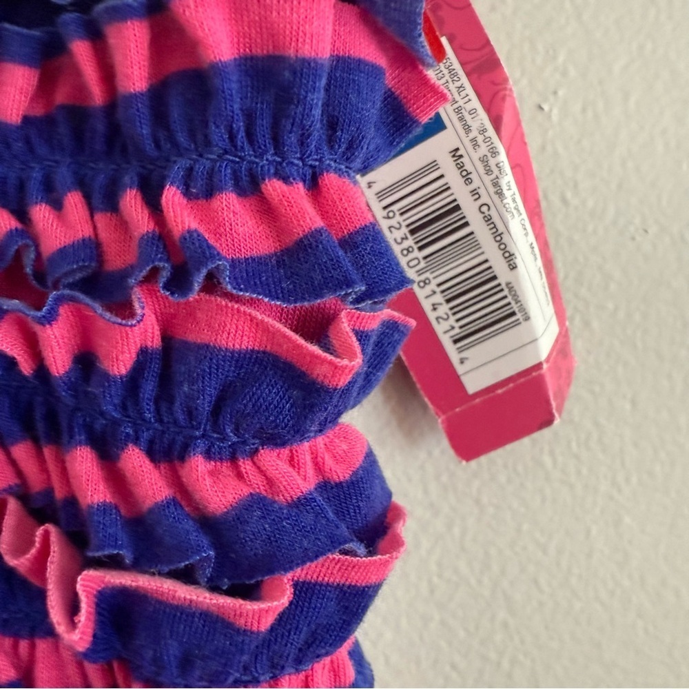 Target Pink and Blue Ruffled Cover Up - Picture 5 of 7